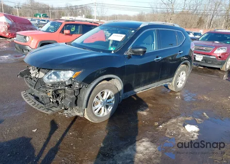 2016 Nissan Rogue Sv из США, поврежденный, VIN JN8AT2MV4GW151786